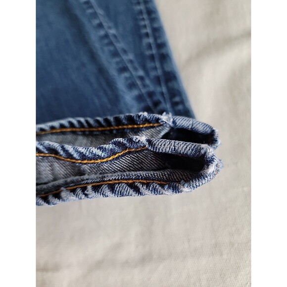 J Crew Mens 32x29 Jeans Urban Slim Fit Straight Cotton Distressed Mid Rise Blue - Picture 14 of 16